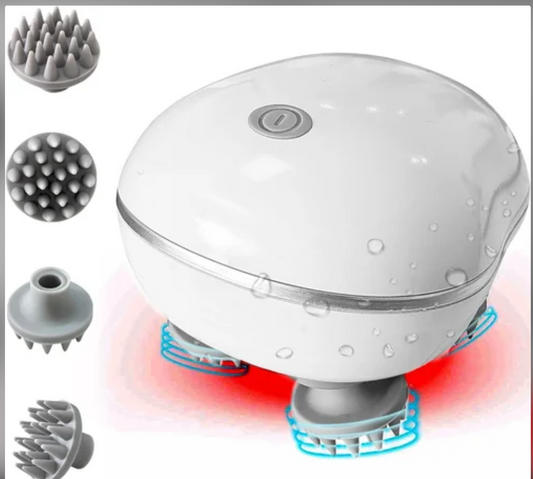 Silicone Electric Head and Scalp Massager