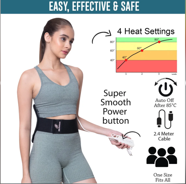 Heated Back Support Belt