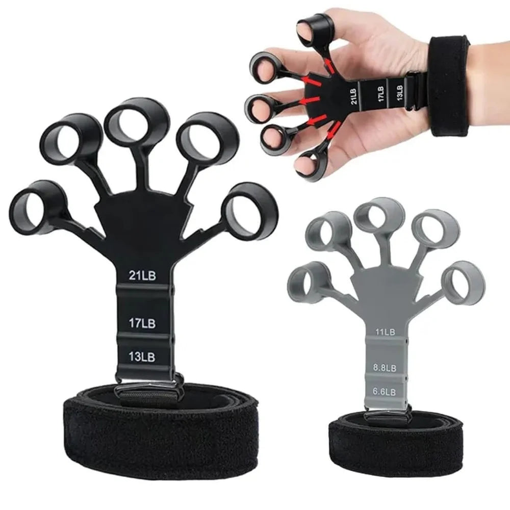Hand grip resistance trainer