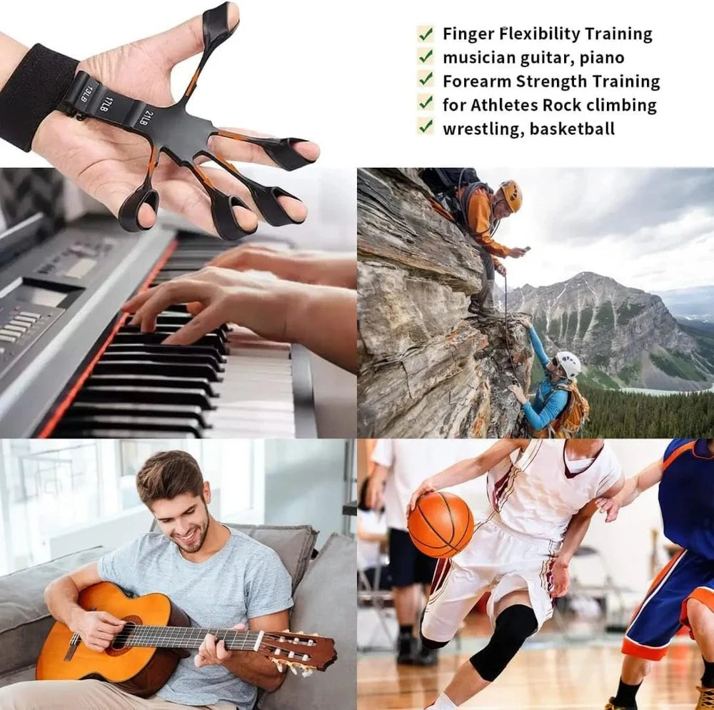 Hand grip resistance trainer