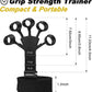 Hand grip resistance trainer