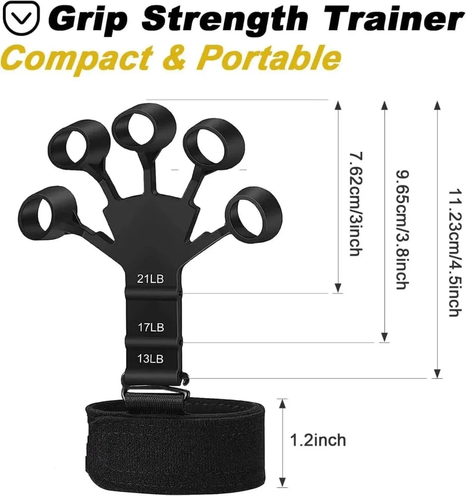Hand grip resistance trainer