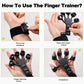Hand grip resistance trainer