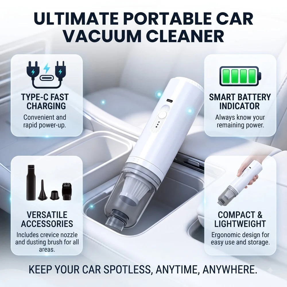 Mini Desktop Vacuum Cleaner